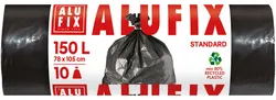 Alufix Worki na śmieci, LDPE, 150l, 10 szt., czarne
