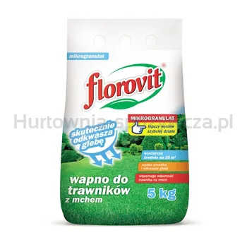 Florovit Wapno Do Trawników Z Mchem Worek 5 Kg