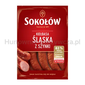 Kiełbasa śląska z szynki 300g Sokołów