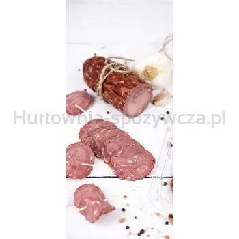 Las Huberta Kiełbasa krakowska sucha z dziczyzny 120g plastry
