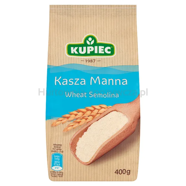 Kupiec Kasza Manna Błyskawiczna 400G