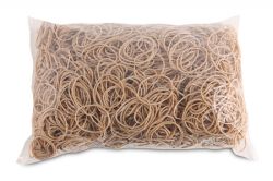 Office Products Gumki recepturki średnica 40mm, 1,5x1,5mm, 60% kauczuku, 1000g, zgrzewka, naturalne 