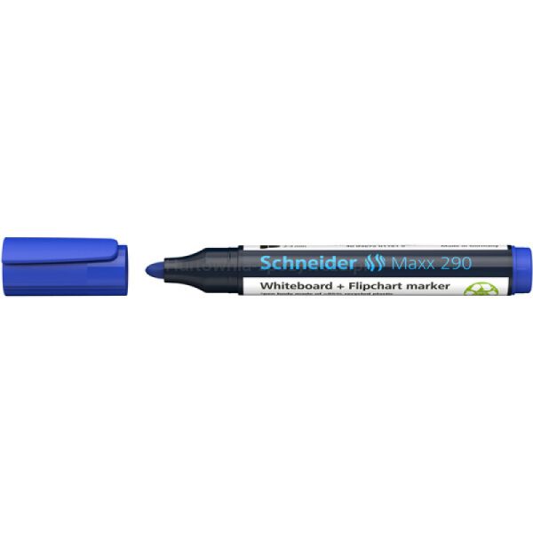Marker do tablic SCHNEIDER Maxx 290, okrągły, 2-3mm, blister, niebieski - 2