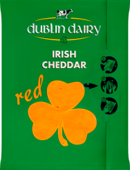 Dublin Dairy Irlandzki Cheddar Red Plastry 150G