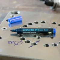 Marker permanentny SCHNEIDER Maxx 130, okrągły, 1-3mm, blister, niebieski - 7