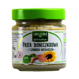Helcom Pasta Słonecznikowa Z Czosnkiem Niedźwiedzim 180G  