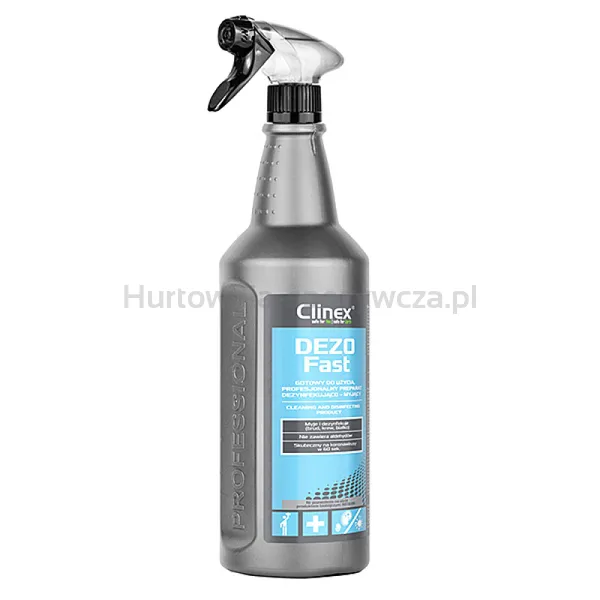 Profesjonalny Preparat Clinex Dezofast, Dezynfekująco-Myjący, 1L