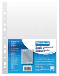 Koszulki Na Dokumenty Donau, Pp, A4, Groszkowe, 40Mikr., 25Szt.