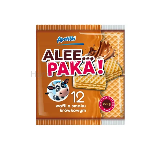 Apetilki Wafle Przekładane Krówkowe 270 G
