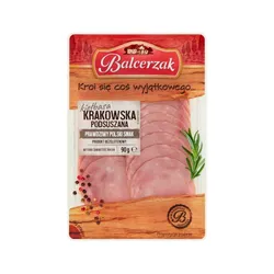 Kiełbasa Krakowska Podsuszana Plastry 90 G Balcerzak