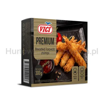 VICI Krewetki ,,Torpedo&quot panierowane, z ogonkami, obrane 300 g