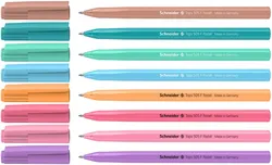 Długopis SCHNEIDER Tops 505, F, 1 szt., mix kolorów pastelowych