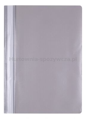 Skoroszyt OFFICE PRODUCTS, PP, A4, miękki, 100/170mikr., szary