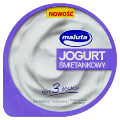 Jogurt Śmietankowy 9% Tł. 220G Maluta