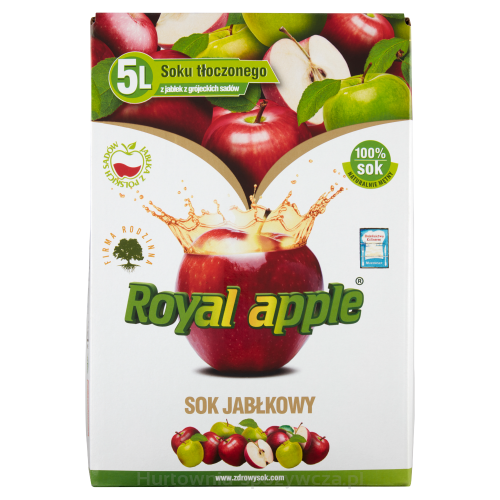 Sok Royal Apple Jabłkowy 100% 5L