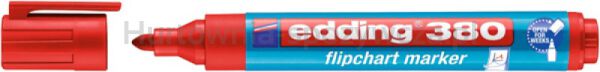 Edding Marker do flipchartów e-380 1,5-3mm, czerwony 