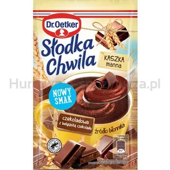Dr.Oetker Słodka Chwila Kaszka Manna Czekoladowa Z Belgijską Czekoladą