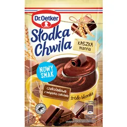 Dr.Oetker Słodka Chwila Kaszka Manna Czekoladowa Z Belgijską Czekoladą