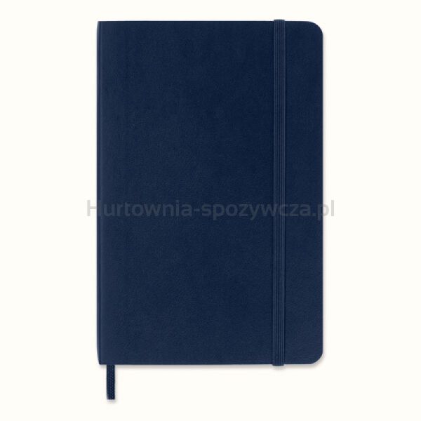Notes MOLESKINE P (9x14cm) w linie, miękka oprawa, sapphire blue, 192 strony, niebieski - 3
