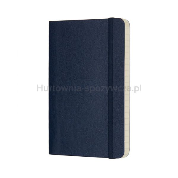 Notes MOLESKINE P (9x14cm) w linie, miękka oprawa, sapphire blue, 192 strony, niebieski - 5