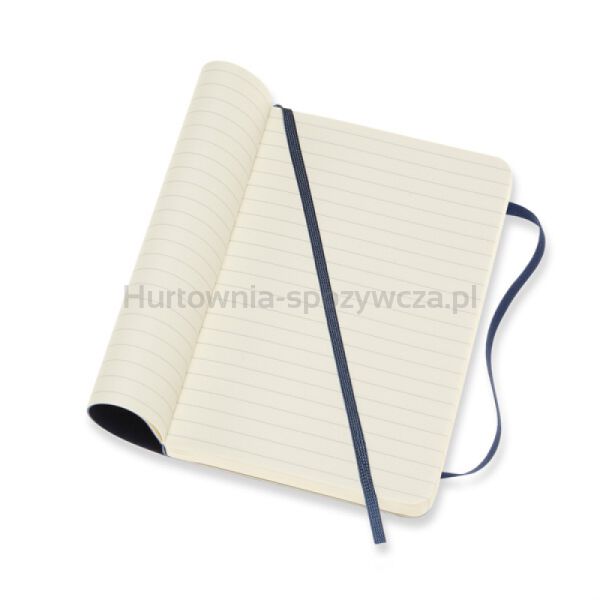 Notes MOLESKINE P (9x14cm) w linie, miękka oprawa, sapphire blue, 192 strony, niebieski - 9