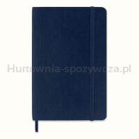 Notes MOLESKINE P (9x14cm) w linie, miękka oprawa, sapphire blue, 192 strony, niebieski - 3
