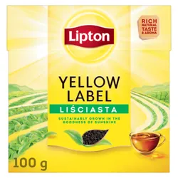 LIPTON YELLOW LABEL HERBATA CZARNA LIŚCIASTA 100 G