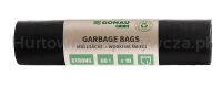 Worki na śmieci DONAU ECO, mocne (LDPE), 60l, 10 szt., czarne