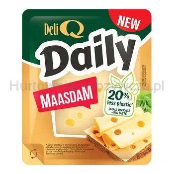 DeliQ DAILY Holenderski Maasdam plastry 100g
