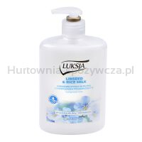 Mydło w płynie LUKSJA Creme, len i mleczko ryżowe, 500ml