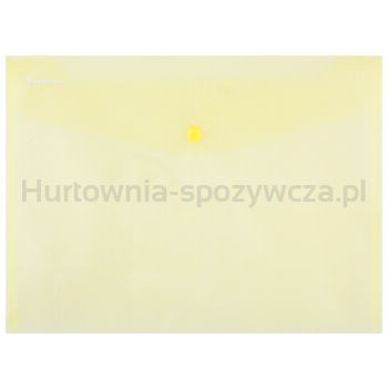 Donau Teczka kopertowa zatrzask PP A4 180mikr żółta