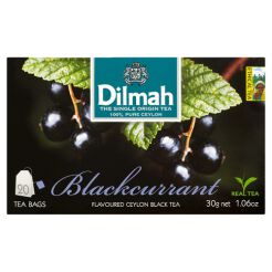 Dilmah Cejlońska Herbata Czarna Z Aromatem Czarnej Porzeczki 30 G (20 Torebek)