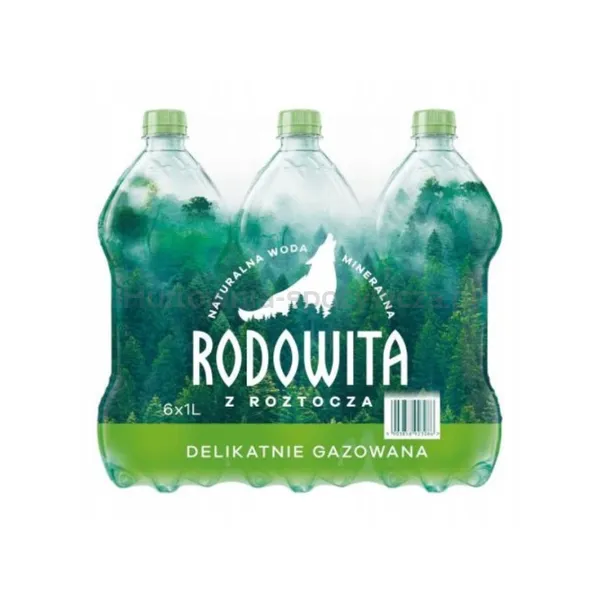 Woda Rodowita Mineralna delikatnie gazowana 1L