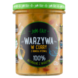 Jem Fair Warzywa W Curry Z Komosą Ryżową 380G