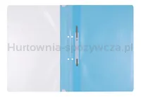 Office Products Skoroszyt, Pp, A4, 2 Otwory, 100/170Mikr., Wpinany, Jasnoniebieski  - 2