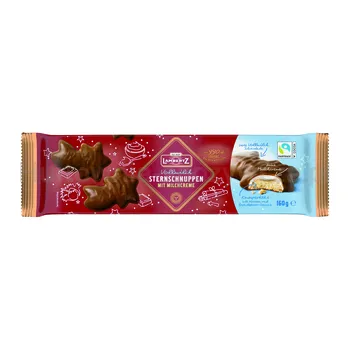 Lambertz Gwiazdy Z Kremem Mlecznym W Mlecznej Czekoladzie 160G