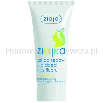 Ziajka Żel do zębów dla dzieci bez fluoru 50 ml