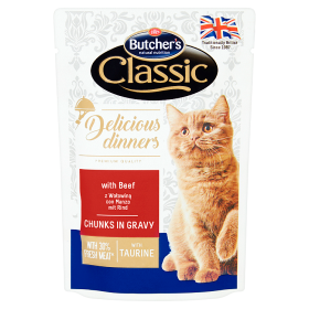 *Butchers Classic Delicious Dinner 100G Wołowina Kawałki W Sosie