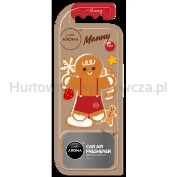 Aroma Car Odświeżacz Powietrza Do Samochodu Xmas Manny Boy Wiśnia