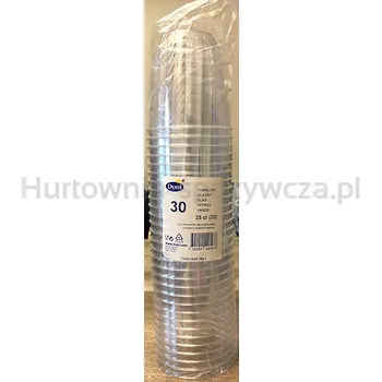 Duni kubki plastikowe Diamond 25 CL 30 szt.