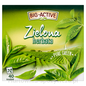 Big-Active Herbata Zielona Pure Green 40Tb/72G
