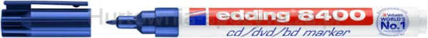 Edding Marker do płyt cd/dvd/bd e-8400 0,5-1mm, niebieski 