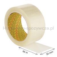 Taśma pakowa do magazynowania SCOTCH® (309 TSP), mocna, 50mm, 66m, transparentna - 2