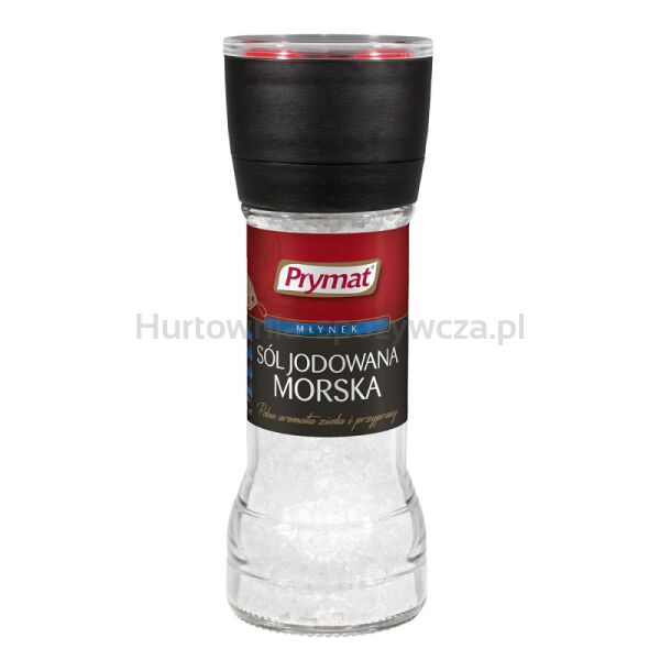 Sól morska jodowana PRYMAT, młynek, 110g