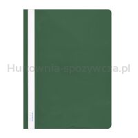Donau Skoroszyt PVC, A4, twardy, 150/160mikr., zielony 