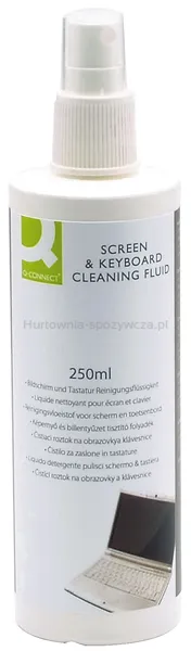 Spray Do Czyszczenia Ekranów Tft/Lcd/Led I Klawiatur Q-Connect, 250Ml