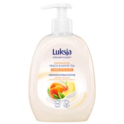 Luksja Creamy &Amp; Soft Kremowe Mydło W Płynie Brzoskwinia I Biała Herbata 500 Ml