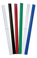 Listwa zaciskająca DONAU, PVC, A4, 10mm, do 100 kartek, czarna - 2