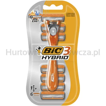 Bic 3 Hybrid maszynka do golenia blister blister 1+6 Wkładów