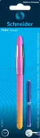 Schneider Pióro wieczne Voyage M + 2 naboje, blister, mix kolorów  - 6